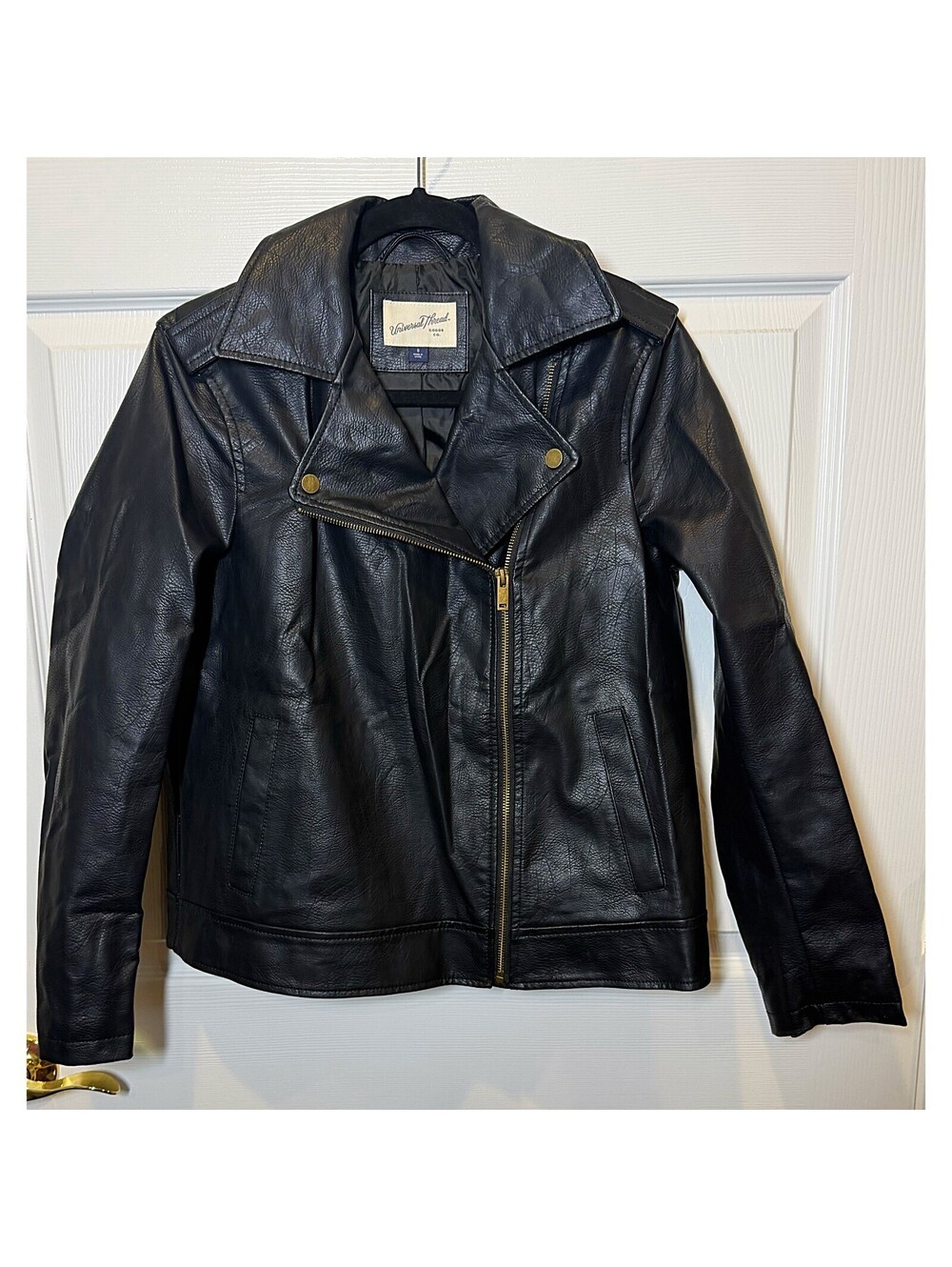 Faux Leather Moto Jacket